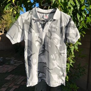 Men’s Bathing Ape Camo Polo Size Small